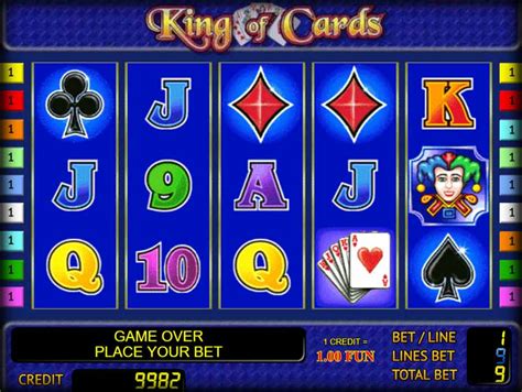 Игровой автомат King of Cards (Король Карт) онлайн играть бесплатно и без регистрации